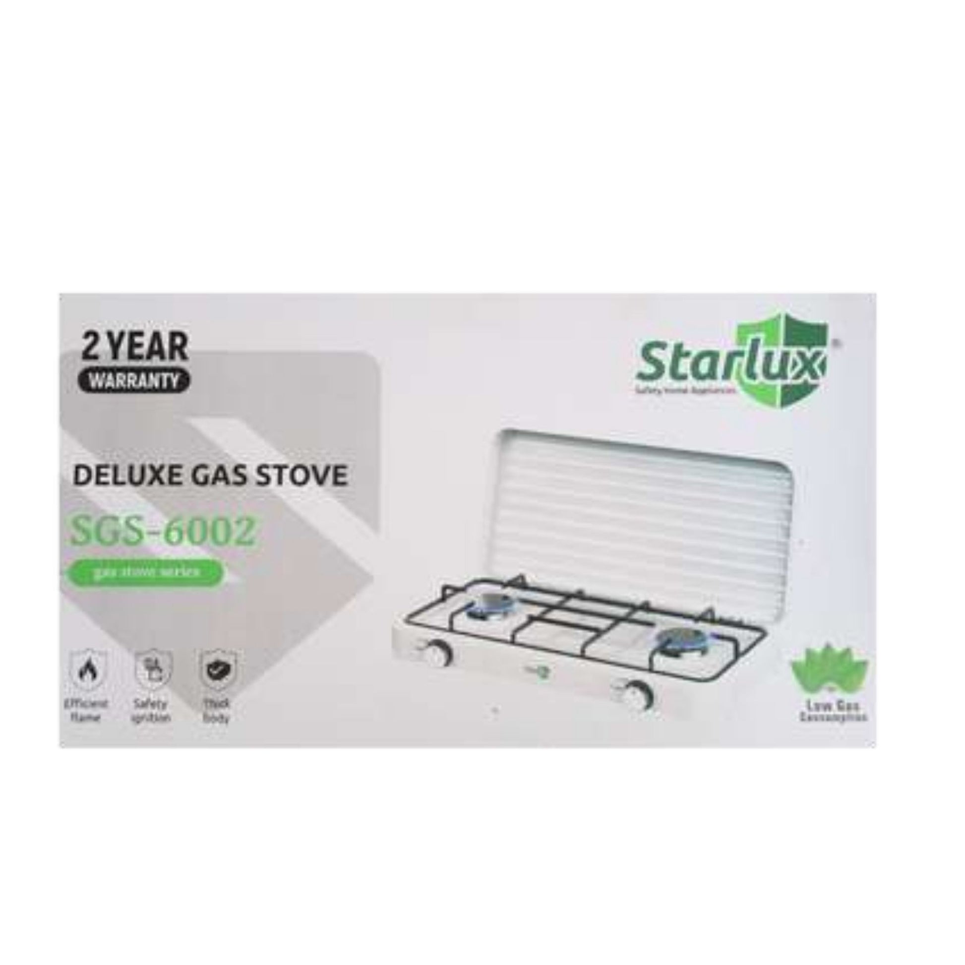 2 Plate Starlux Gas Stove – 30188