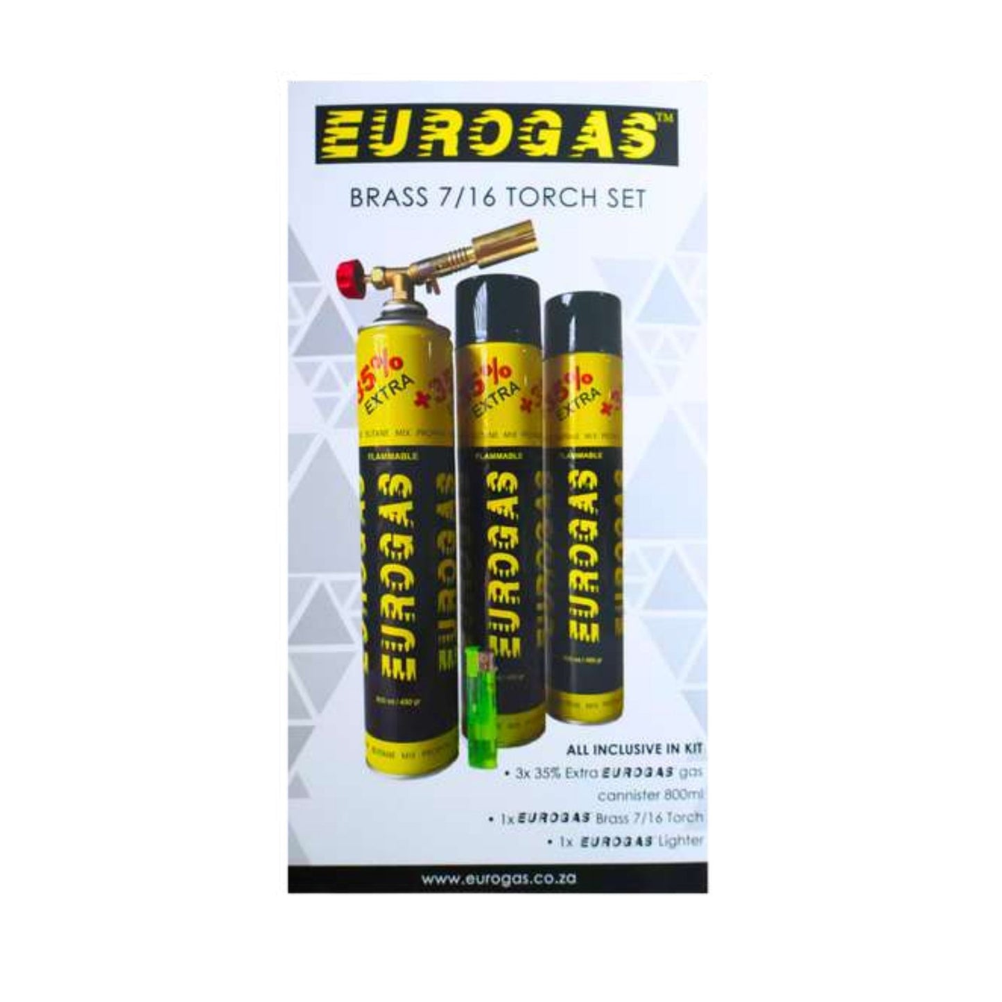Eurogas Brass 7/16 Torch Set – 10101