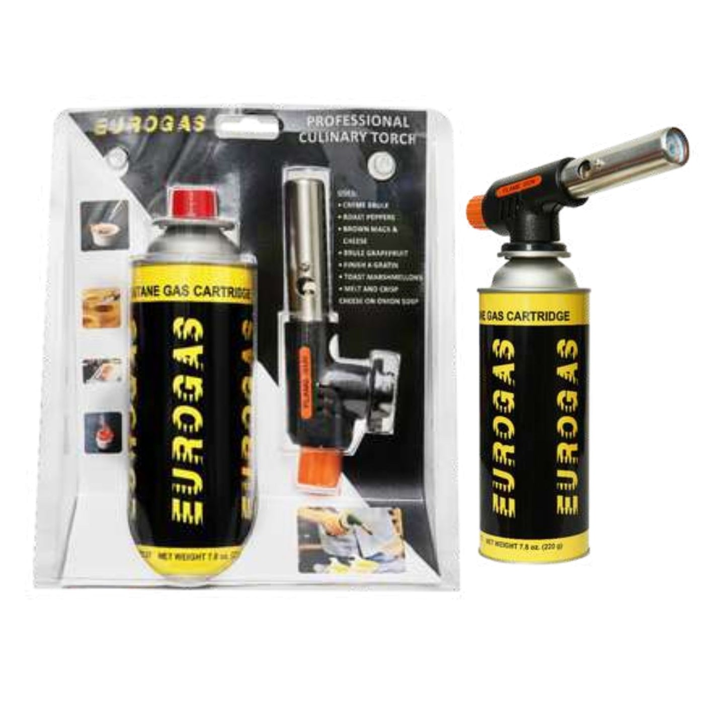 Culinary Torch Straight Set with 220g Canister – 10020